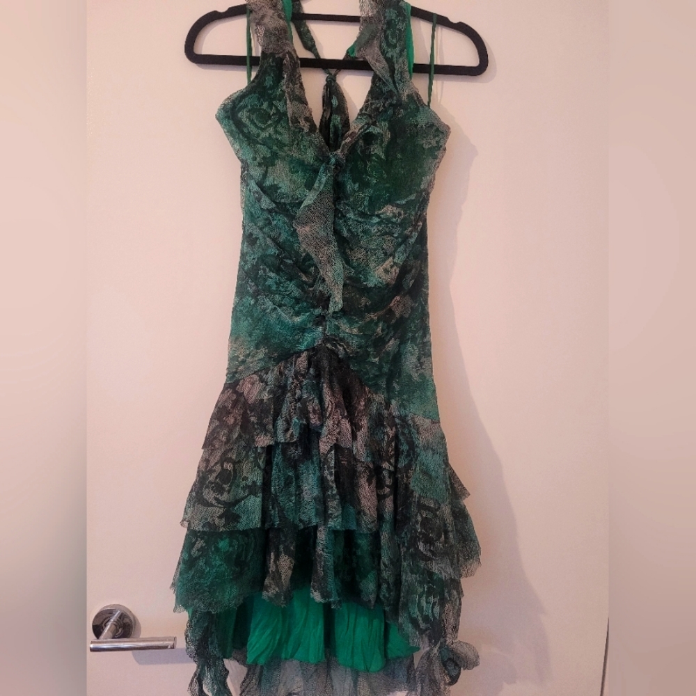 Green dress.Size 14
